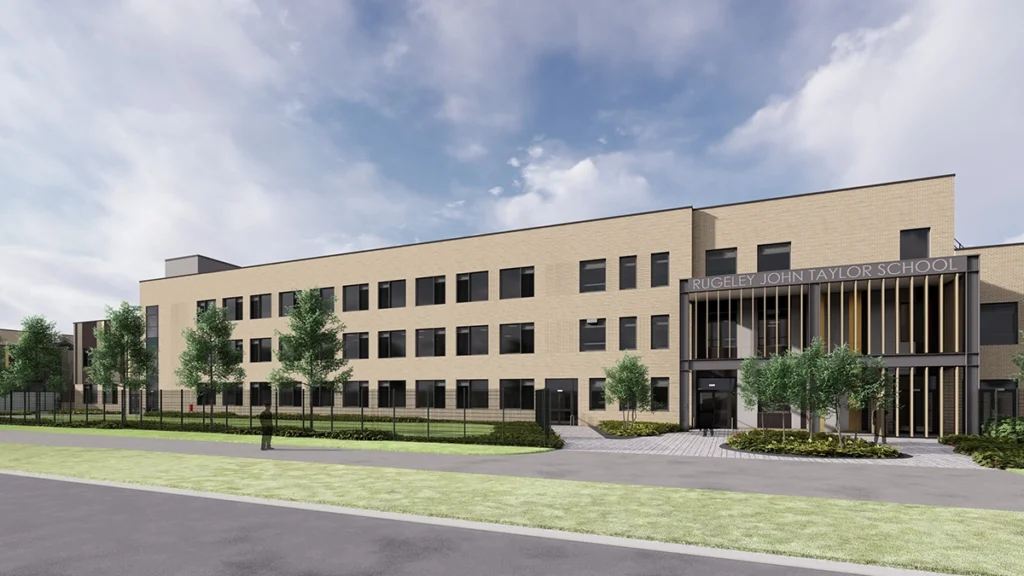 CGI of Rugeley John Taylor School